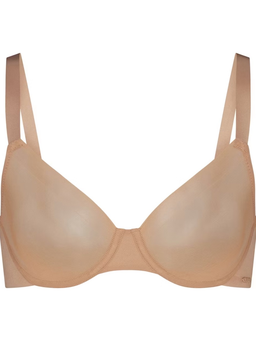 SKIMS No show unlined Demi Bra - clay